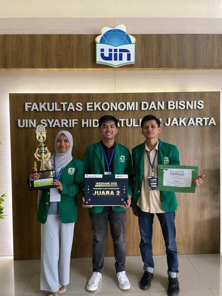 Mahasiswa Departemen Teknik Industri FT Unand Ukir Prestasi Nasional: Juara 2 WESHARE Business Plan Competition UIN Jakarta
